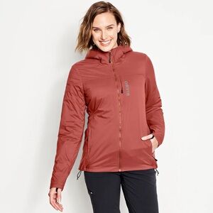 NWT Orvis Women’s Pro Insulated Hoodie Jacket In Rhubard Size S